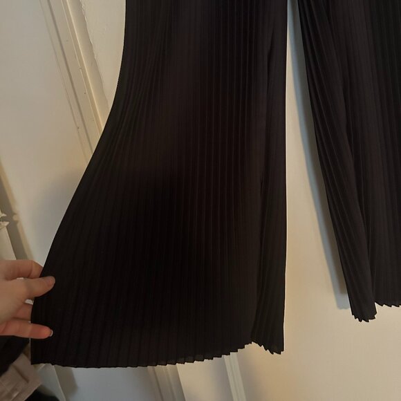 Cos Plisse Pleated Wide Leg Pants in Dark Navy (size XS) - perfect condition - Picture 6 of 8